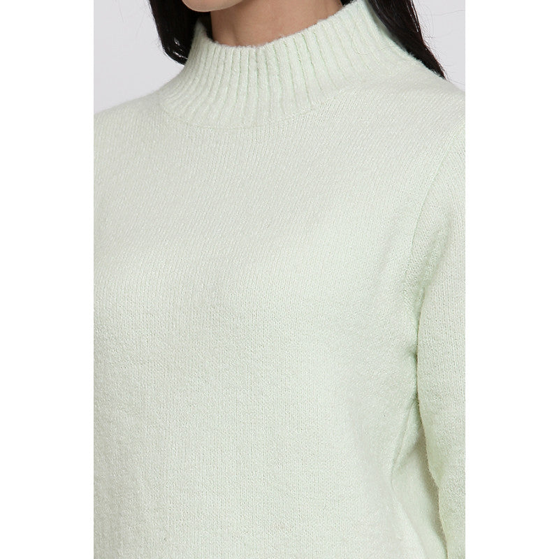 Women's Mint Green Sweater - Image 5