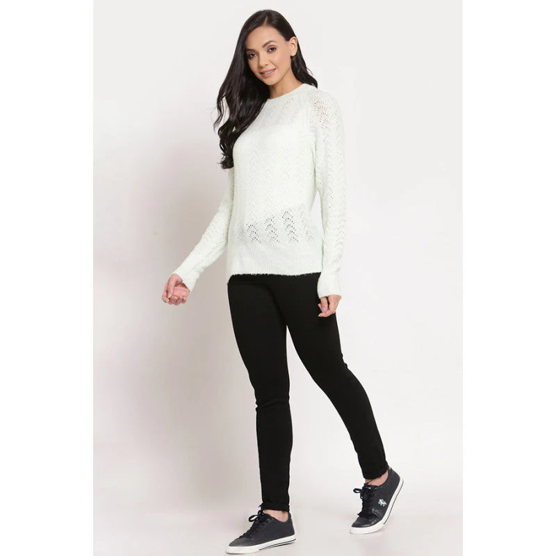 Women's Mint Green Sweater - Image 4