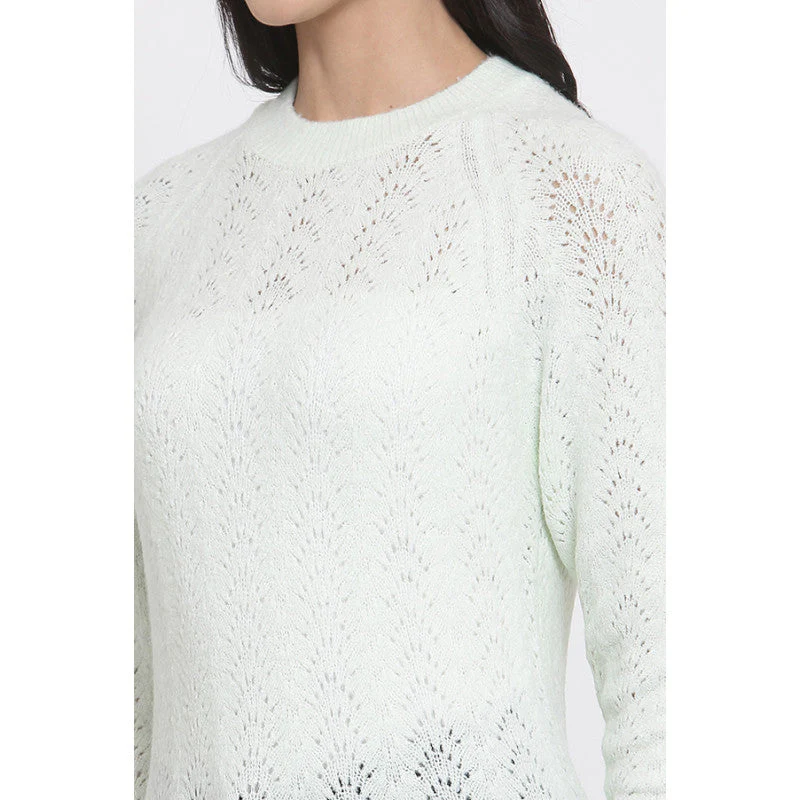 Women's Mint Green Sweater - Image 5