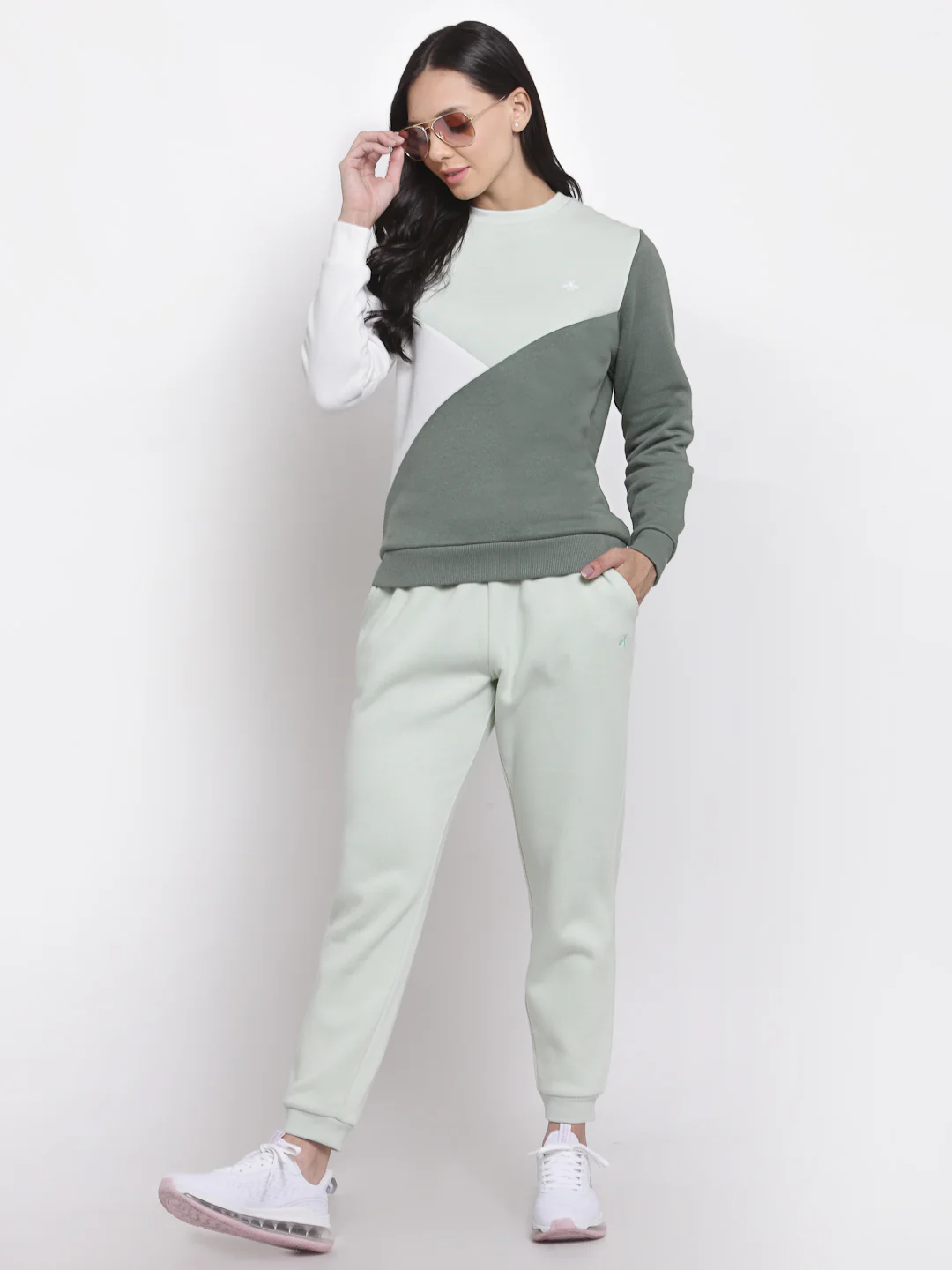 Women's Mint Green Sweatshirt - Image 5