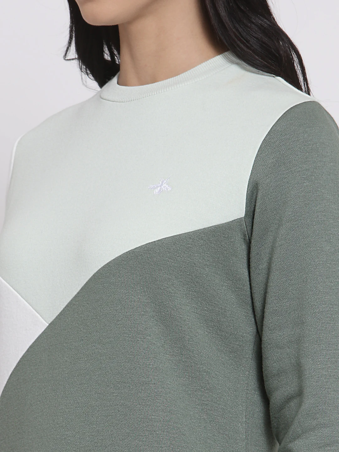 Women's Mint Green Sweatshirt - Image 6