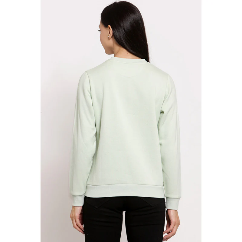 Women's Mint Green Sweatshirt - Image 2