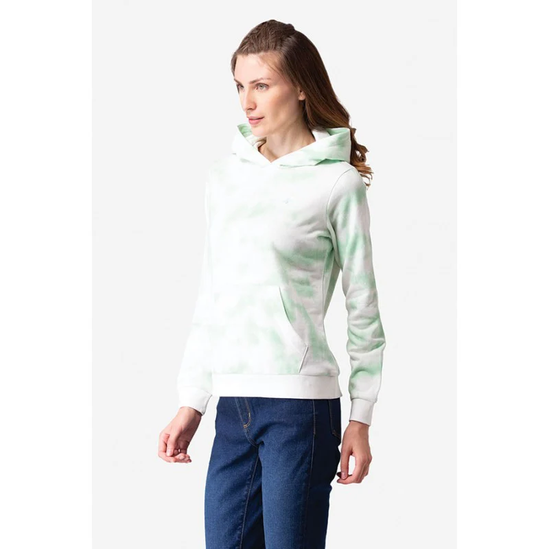 Women's Mint Green Tie&Die Hoodie - Image 2