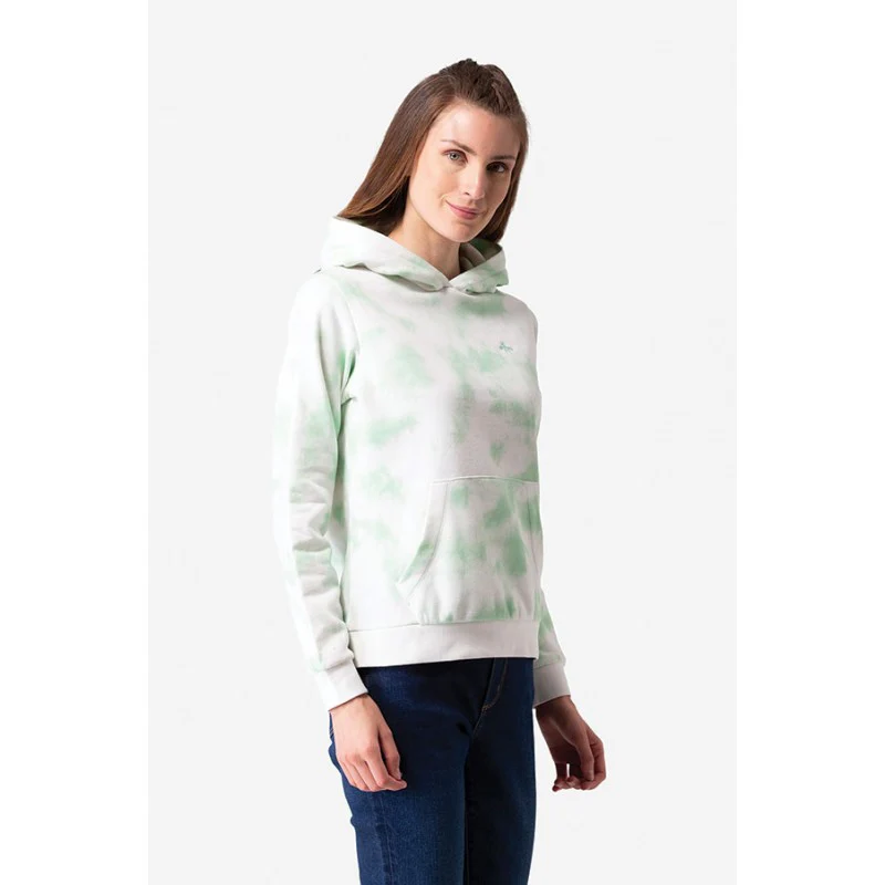 Women's Mint Green Tie&Die Hoodie - Image 3
