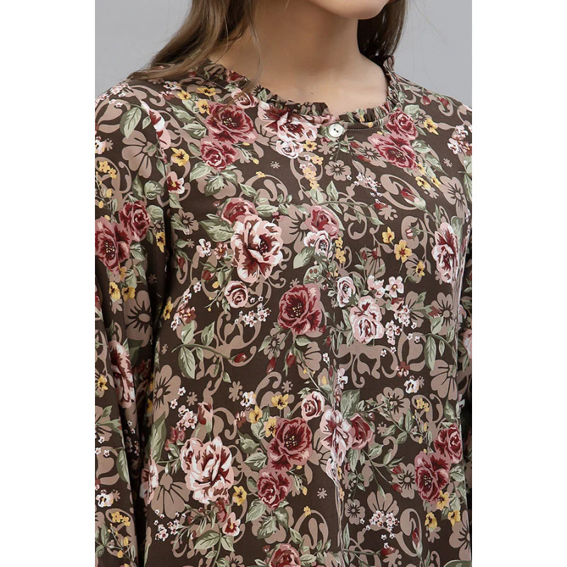 Women's Multi Floral Print Tunic - Image 3