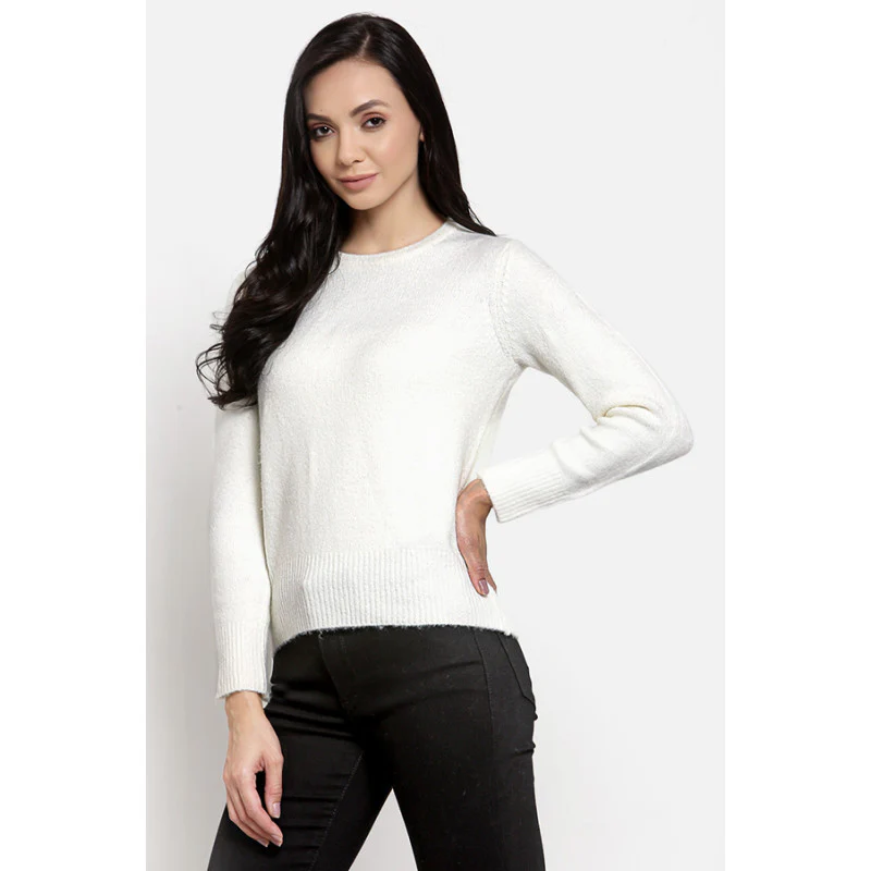 Women's Off White Sweater - Image 3
