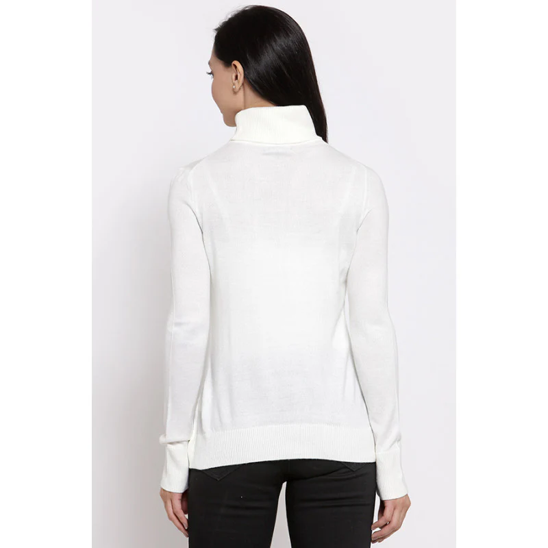Women's Off White Sweater - Image 2