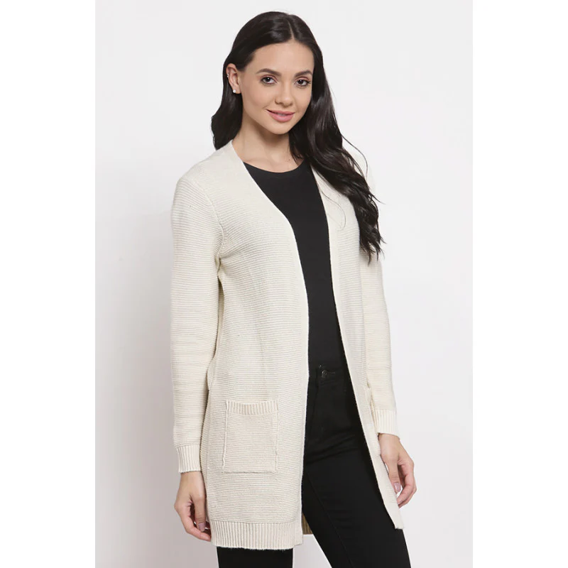 Women's Off White Sweater - Image 3