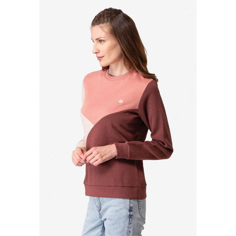 Women's Pale Pink Sweatshirt - Image 2