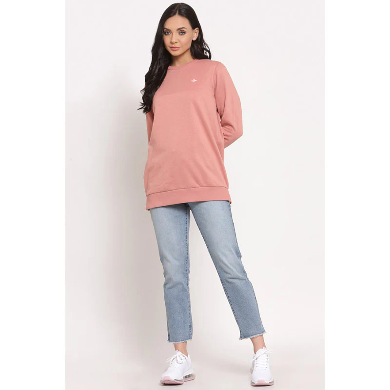 Women's Pale Pink Sweatshirt - Image 4