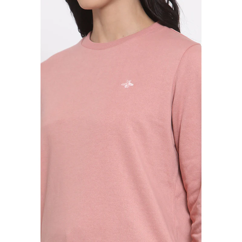 Women's Pale Pink Sweatshirt - Image 5