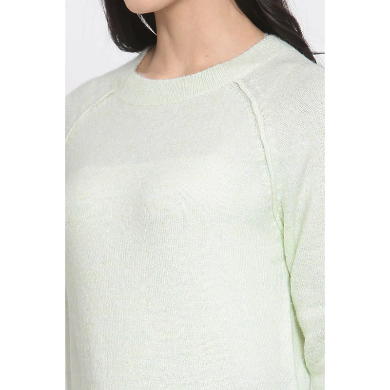 Women's Pastel Green Sweater - Image 5