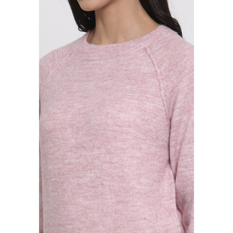 Women's Pastel Pink Sweater - Image 5