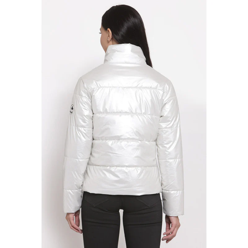 Women's Pearl White Jacket - Image 3