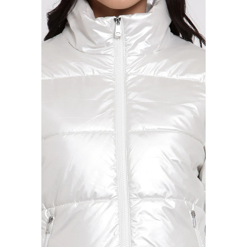 Women's Pearl White Jacket - Image 5