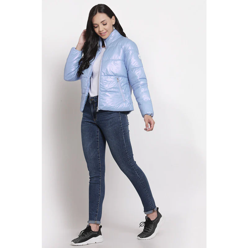 Women's Powder Blue Jacket - Image 4