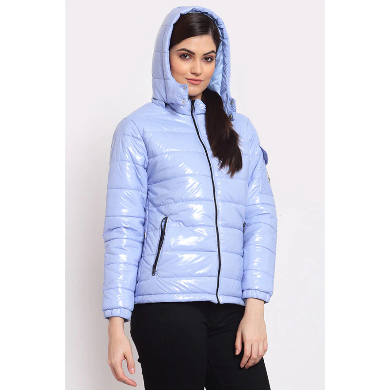 Women's Powder Blue Jacket - Image 2