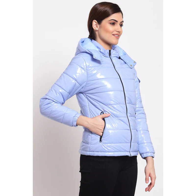 Women's Powder Blue Jacket - Image 3