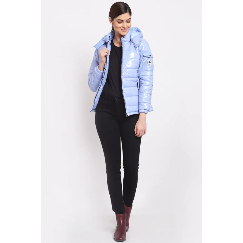 Women's Powder Blue Jacket - Image 5