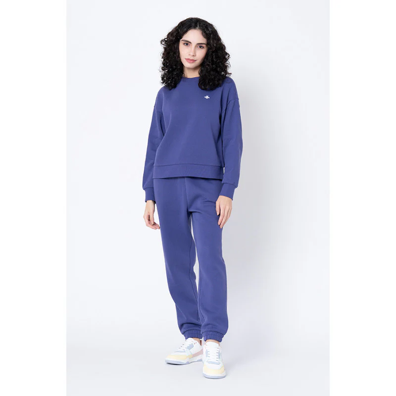Women's Purple Solid Jogger - Image 5