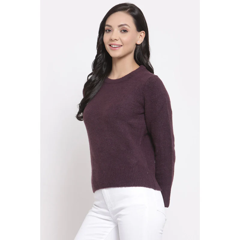 Women's Purple Sweater - Image 3