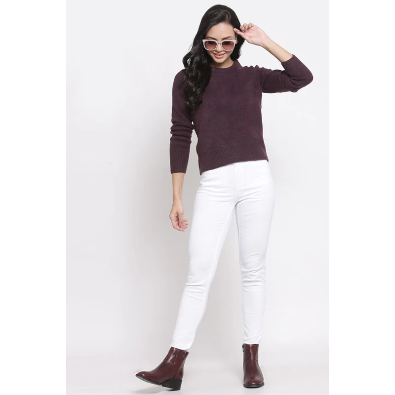 Women's Purple Sweater - Image 4
