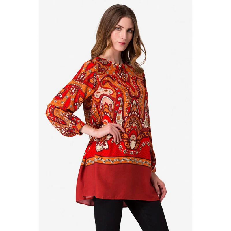 Women's Red Tunic - Image 3