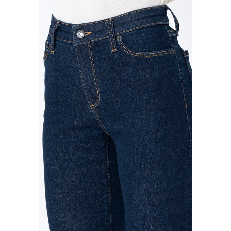 Women's Rinse Blue Skinny Jeans - Image 4