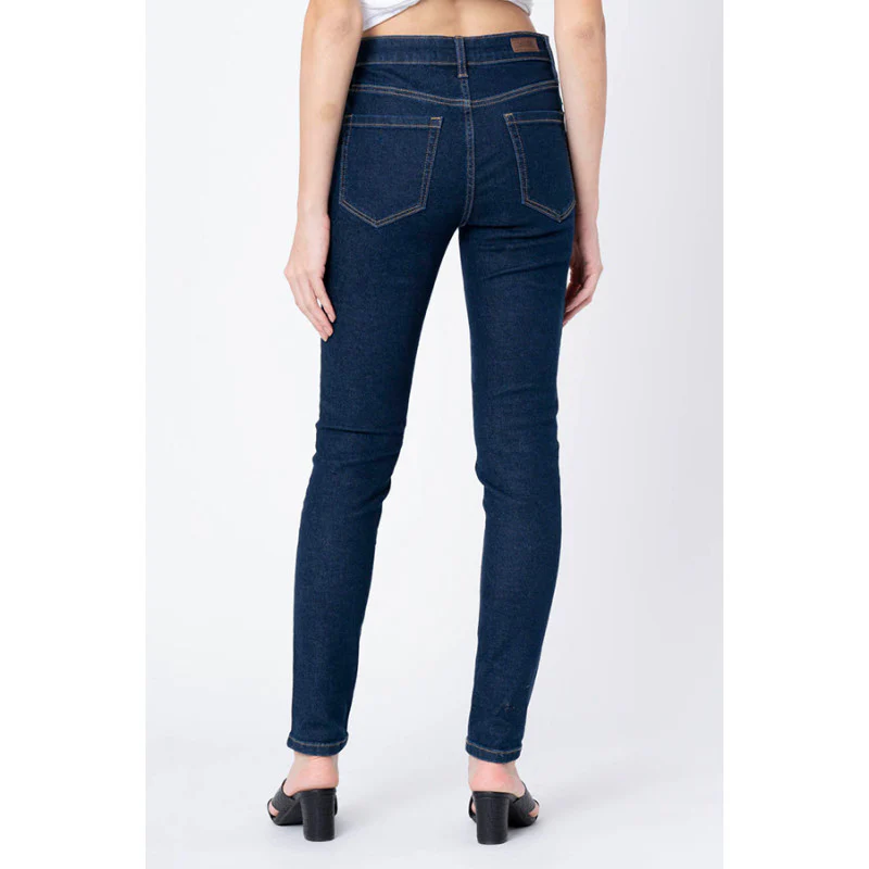 Women's Rinse Blue Skinny Jeans - Image 3