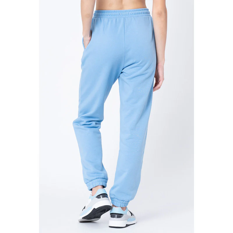 Women's Slate Blue Solid Jogger - Image 3