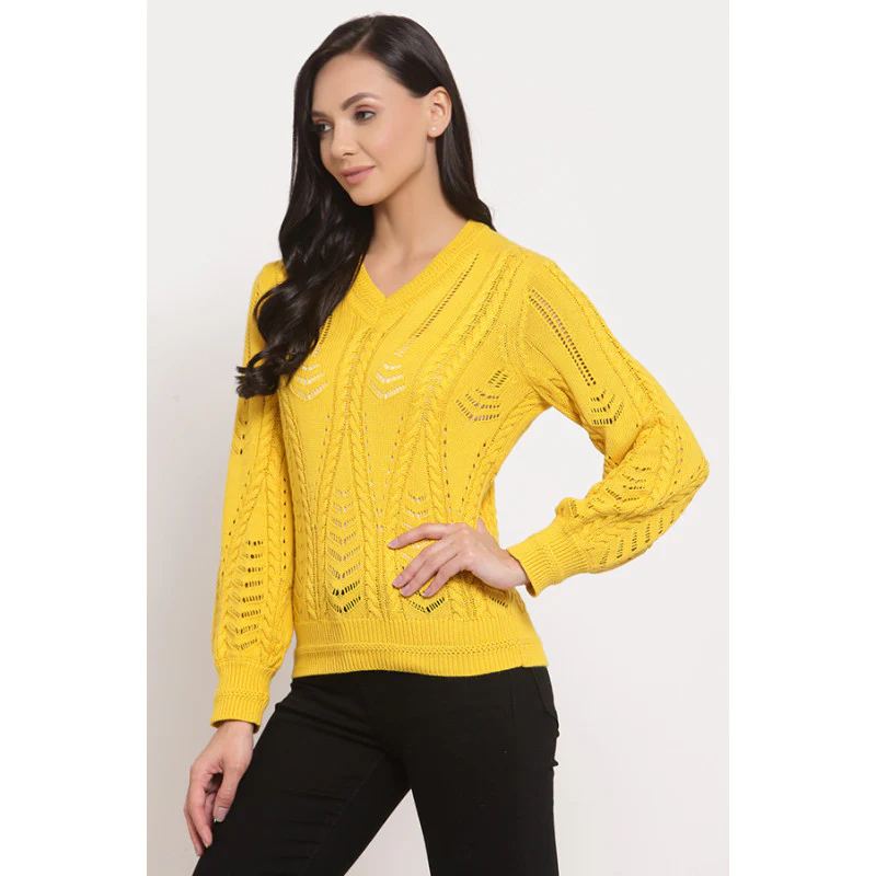 Women's Yellow Sweater - Image 3