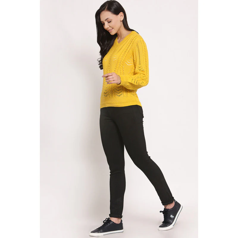 Women's Yellow Sweater - Image 4