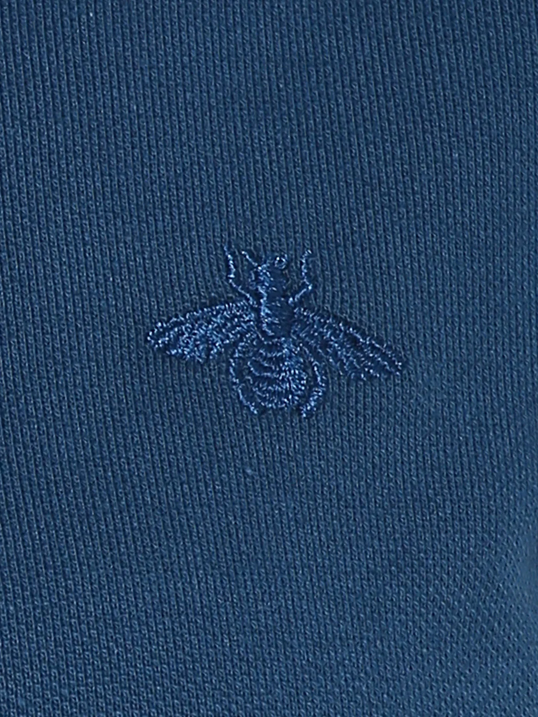 T-Shirt for Women in Teal | Cotton Polo Neck T Shirt - Image 7