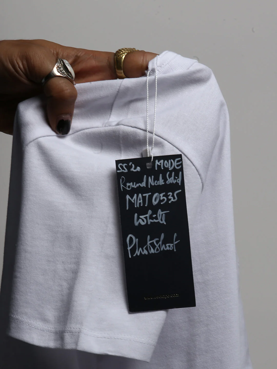 T-Shirt for Women in White | Cotton Round Neck Half Sleeve T Shirt - Image 8