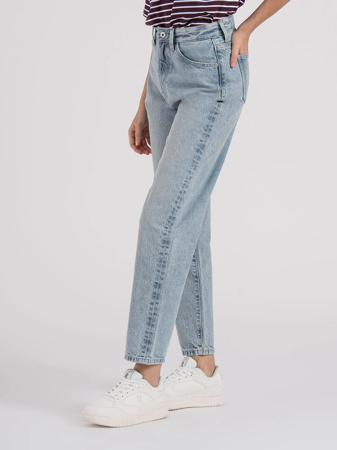 Mom Fit Denim Jeans for Women - Image 2