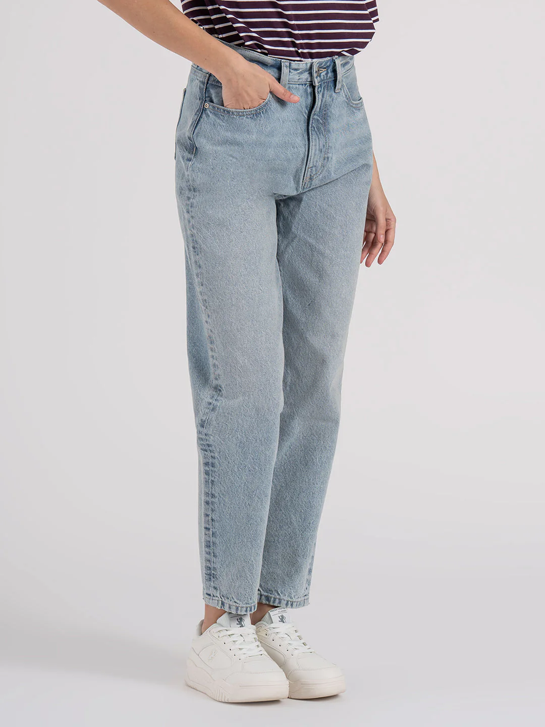 Mom Fit Denim Jeans for Women - Image 6
