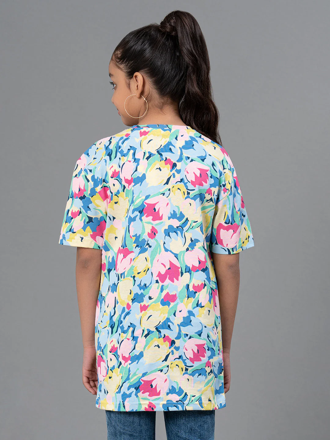 Multi Color T-Shirt for Girls | Best in Comfort| Casual Fit| Cotton - Image 3