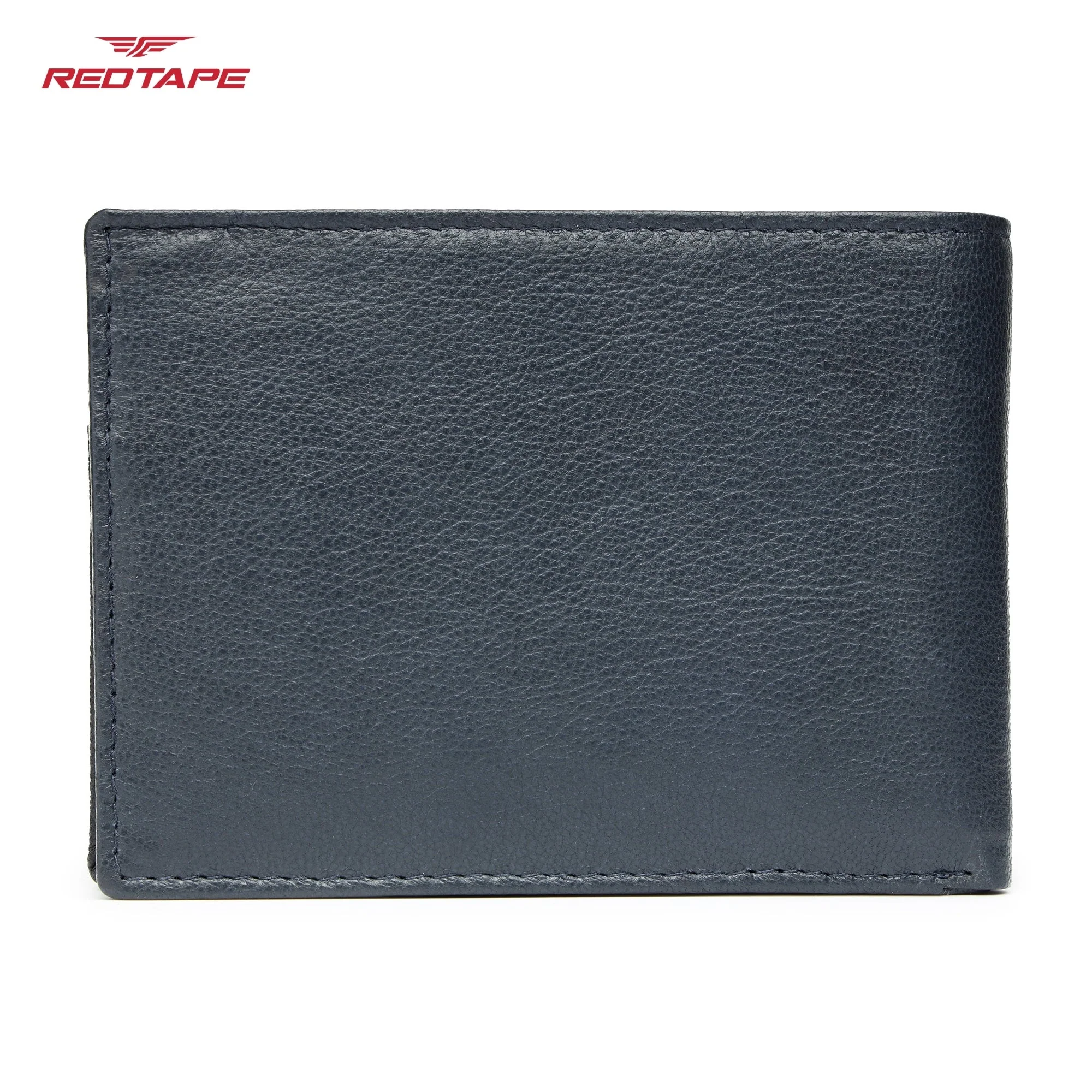 Navy Black Men's Leather Wallet - Image 7