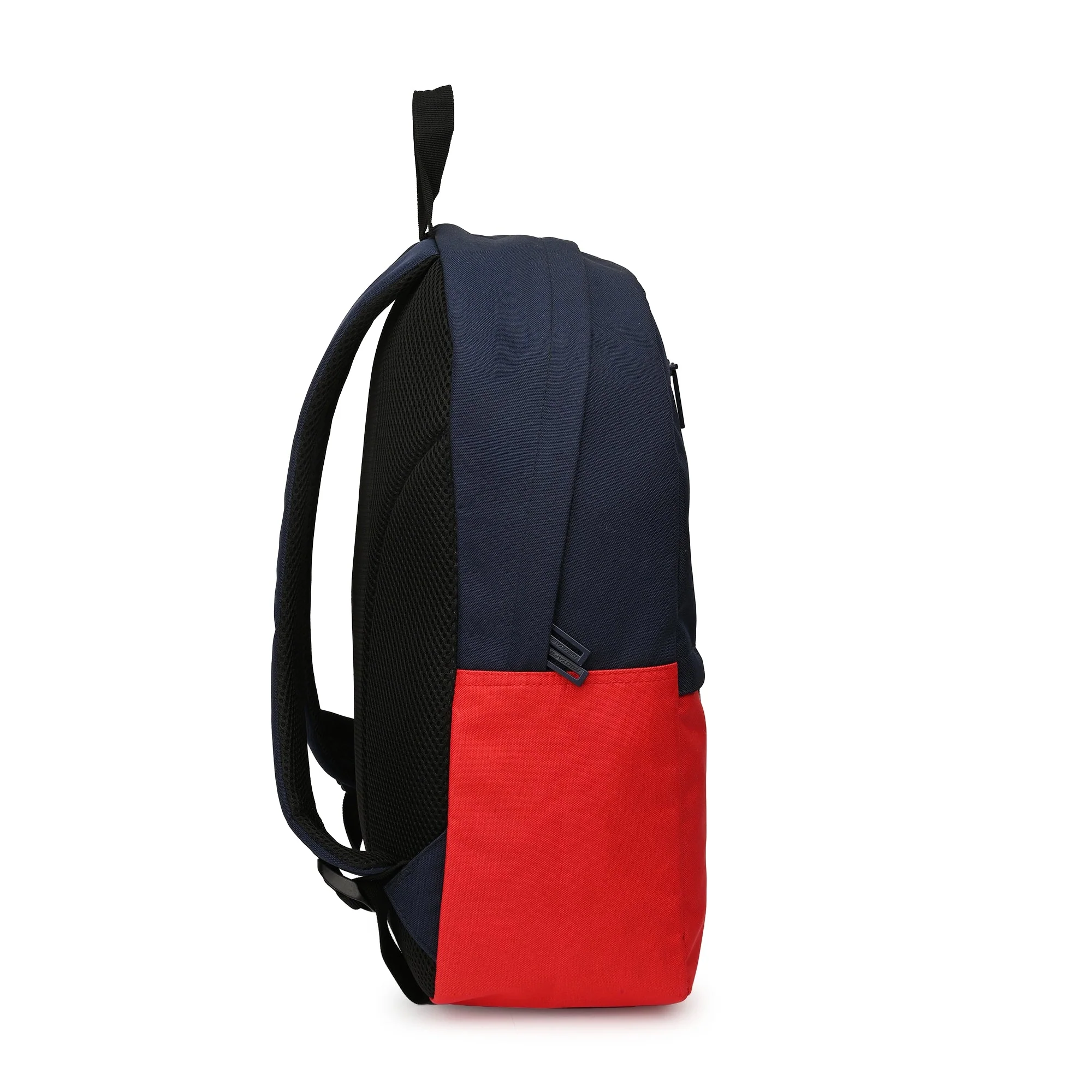 Navy Red Unisex 21.5L Polyester Laptop Backpack - Image 4