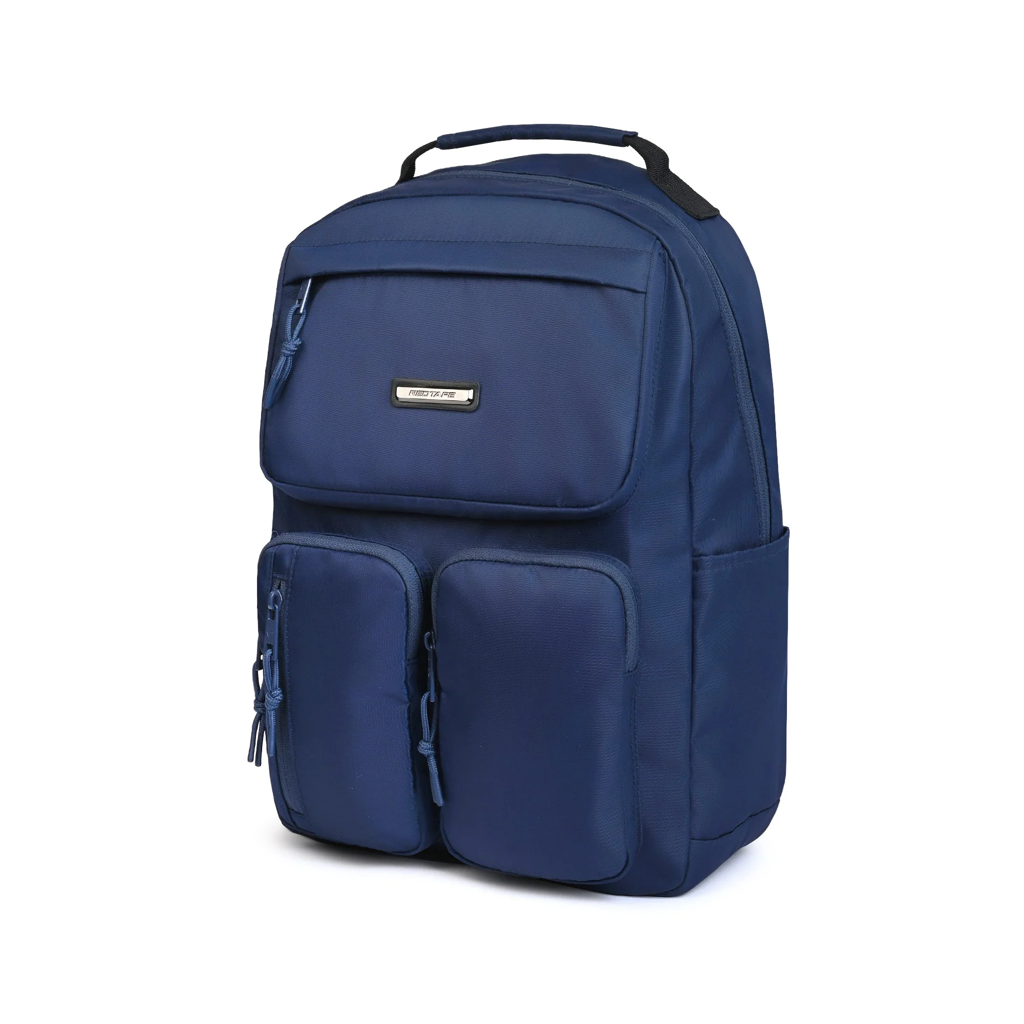Navy Unisex 19.5L Polyester Laptop Backpack - Image 4