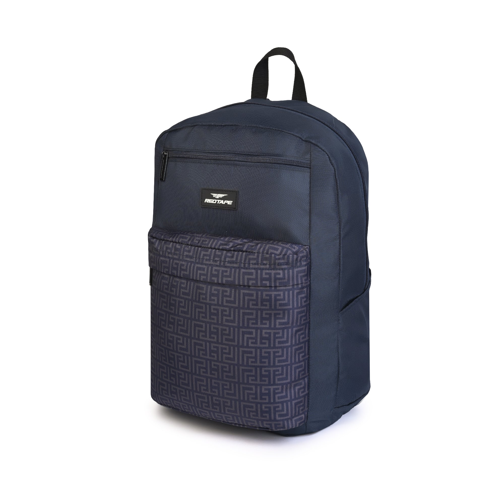 Navy Unisex 28.5L Polyester Laptop Backpack - Image 4