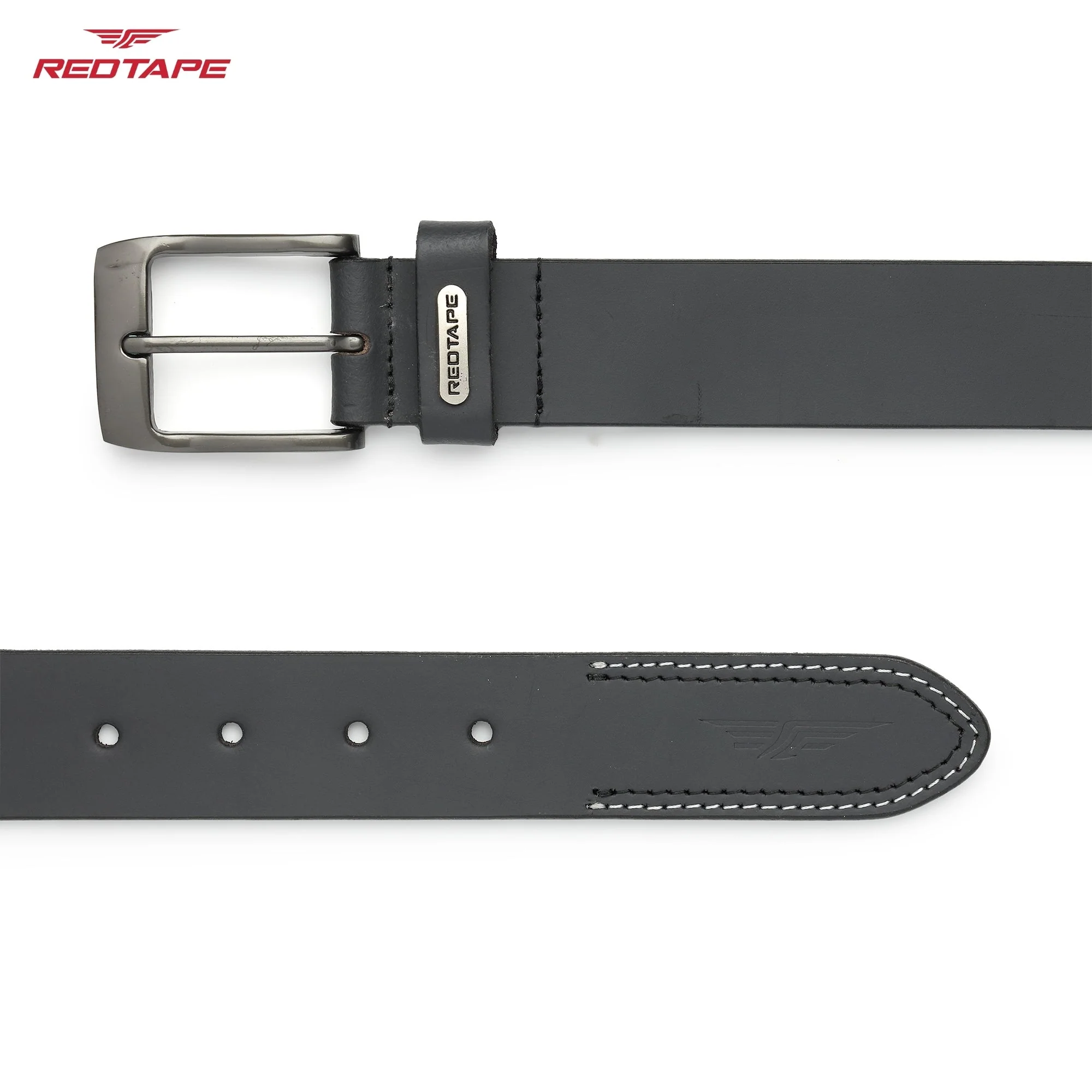 Navy Genuine Leather Belt for Men - Image 5