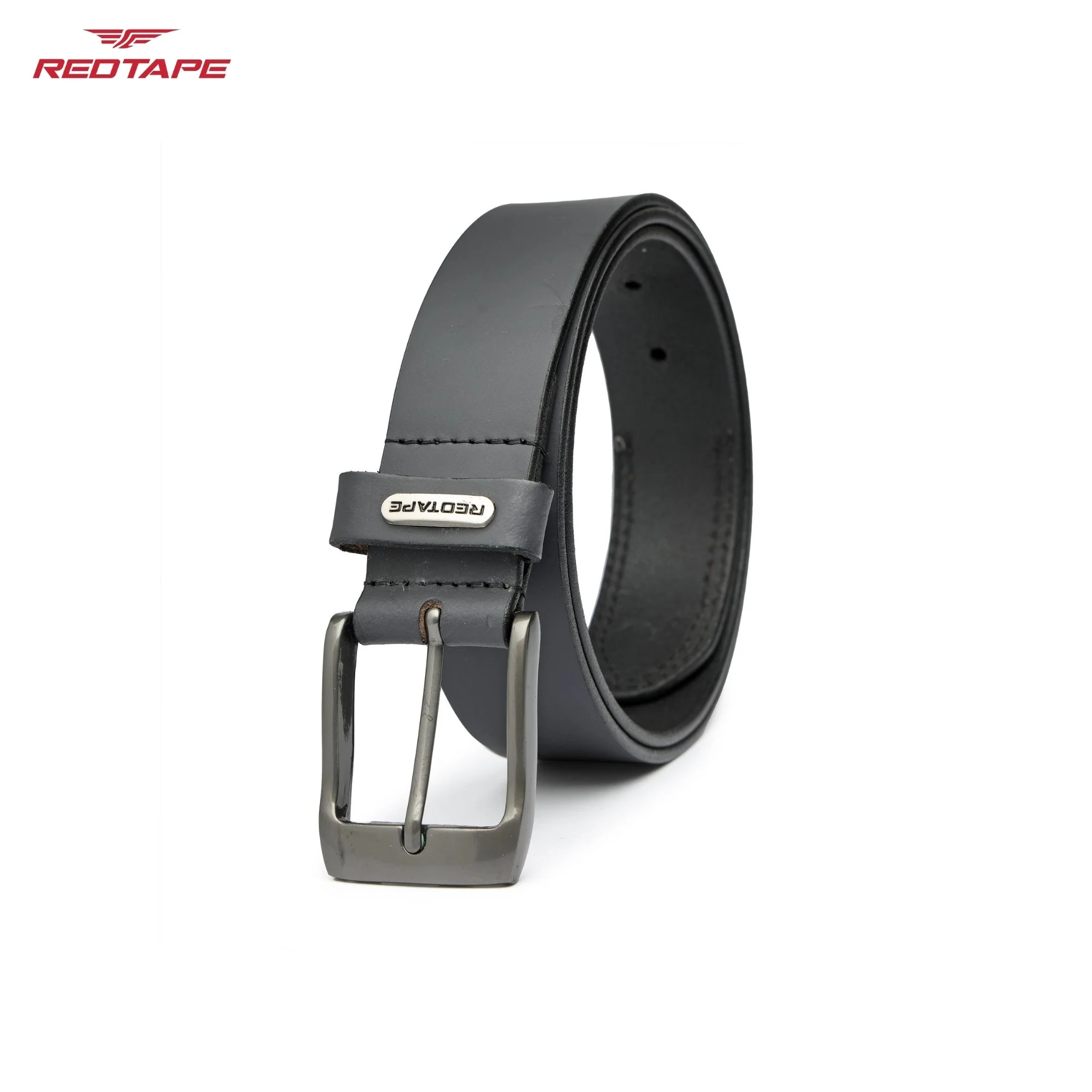 Navy Genuine Leather Belt for Men - Image 6