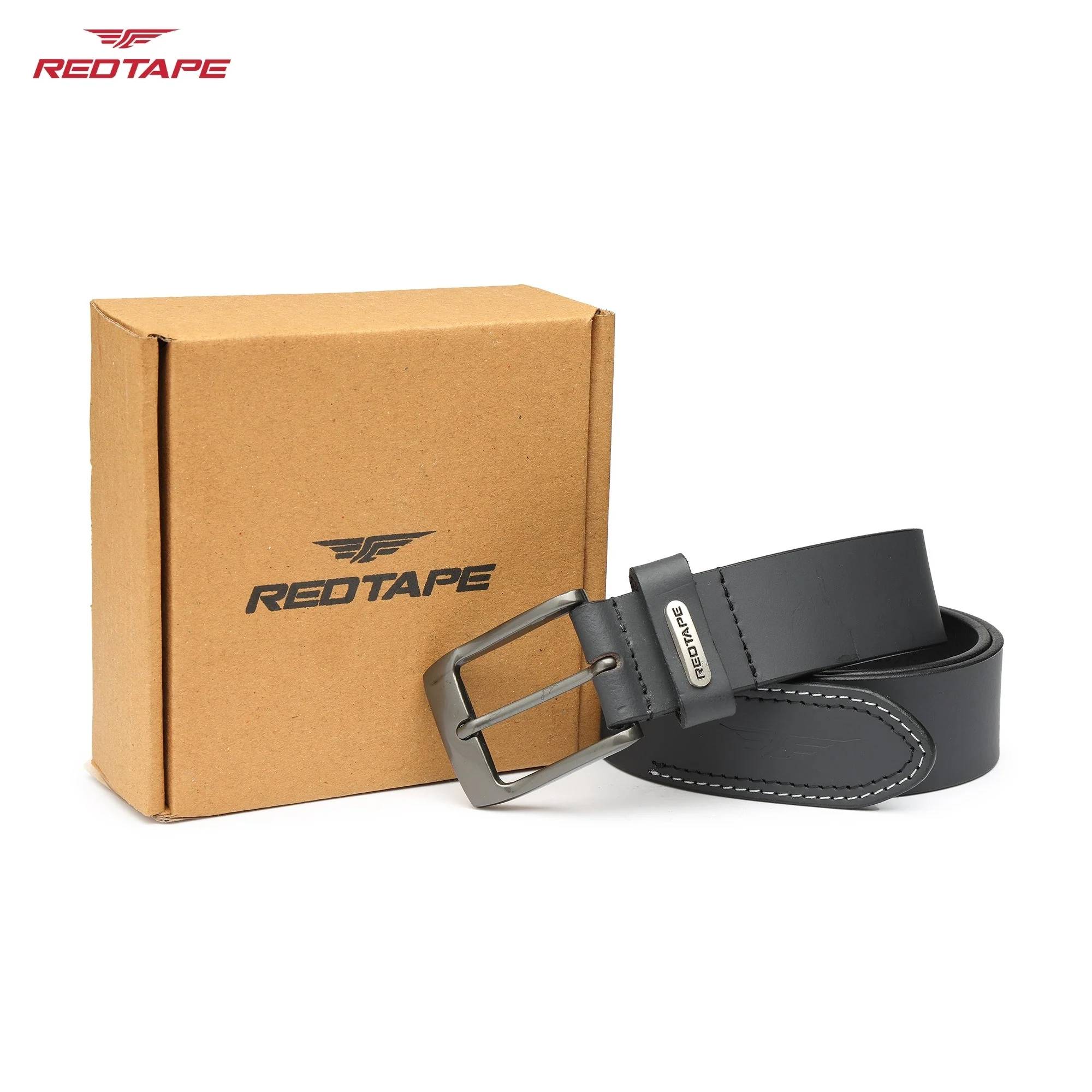 Navy Genuine Leather Belt for Men - Image 8