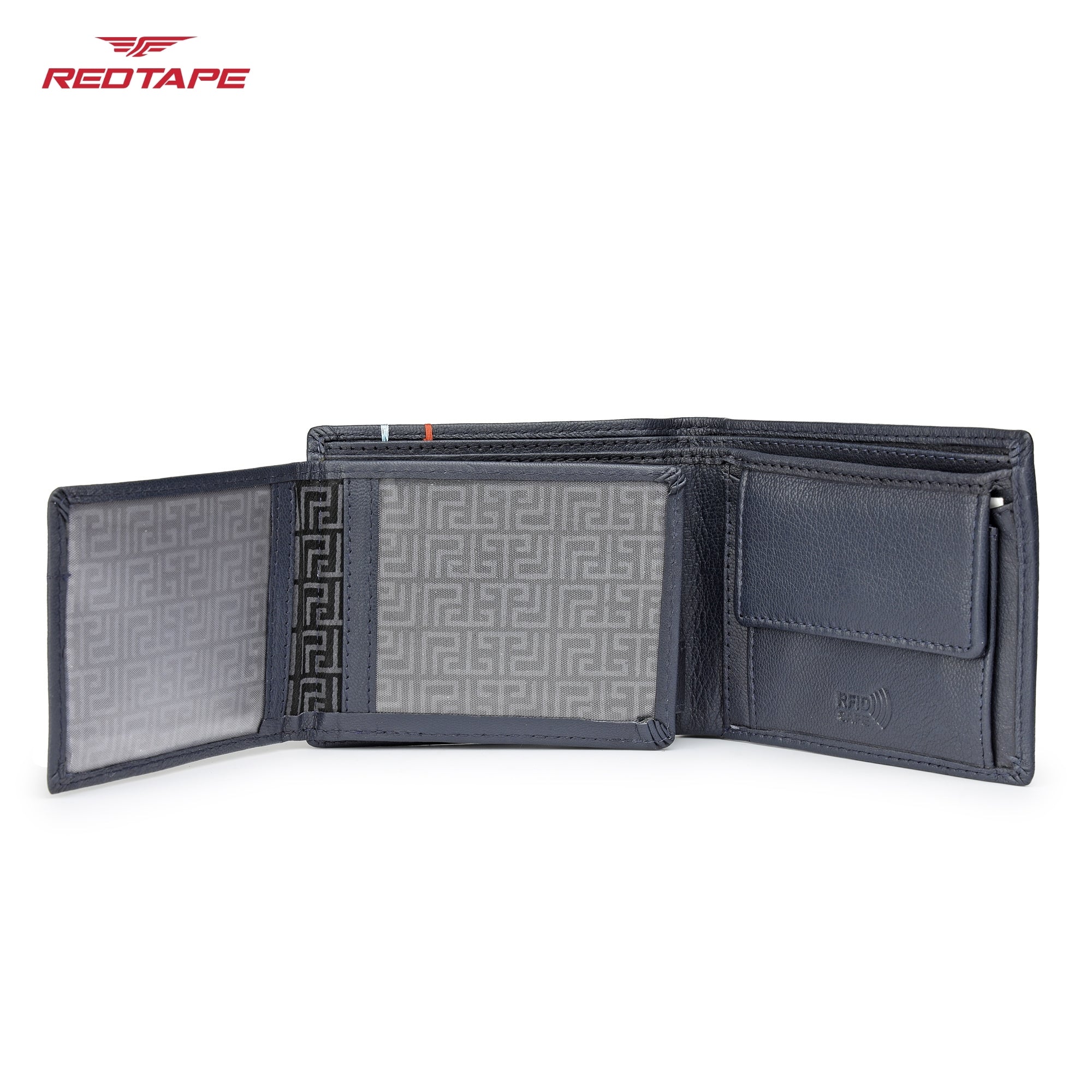 Navy Genuine Leather Men’s Wallet - Image 8