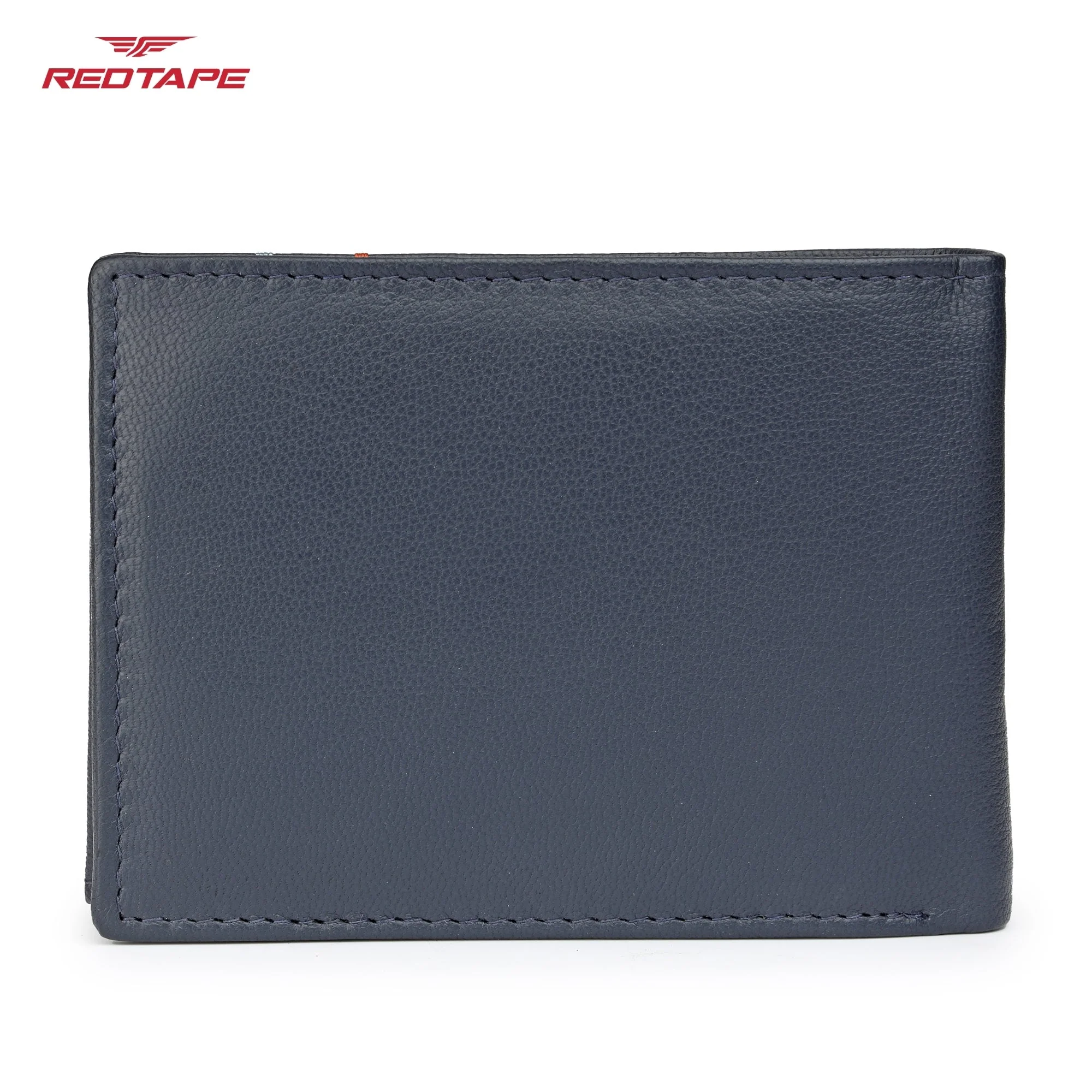 Navy Genuine Leather Men’s Wallet - Image 9