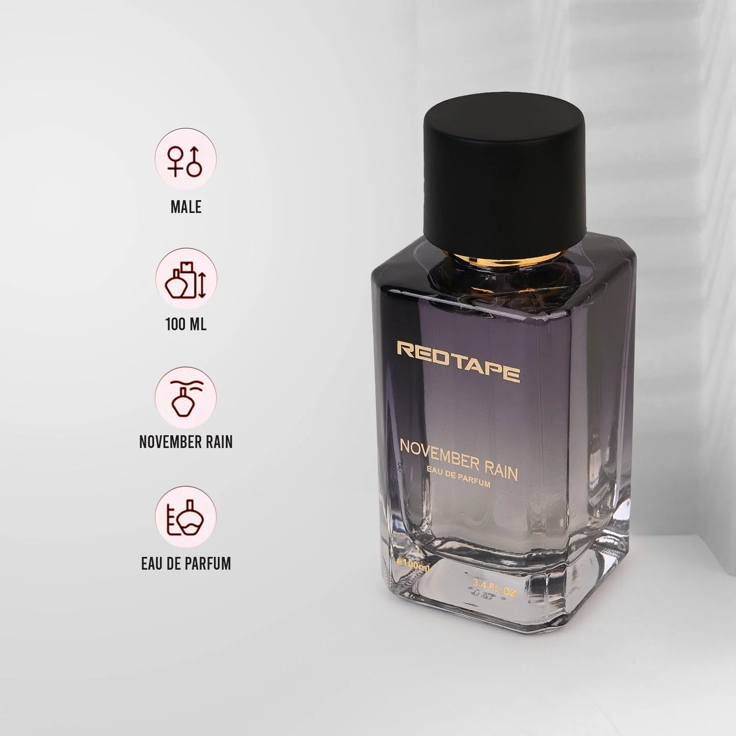 November Rain Eau De Parfum for Men 100ML - Image 4