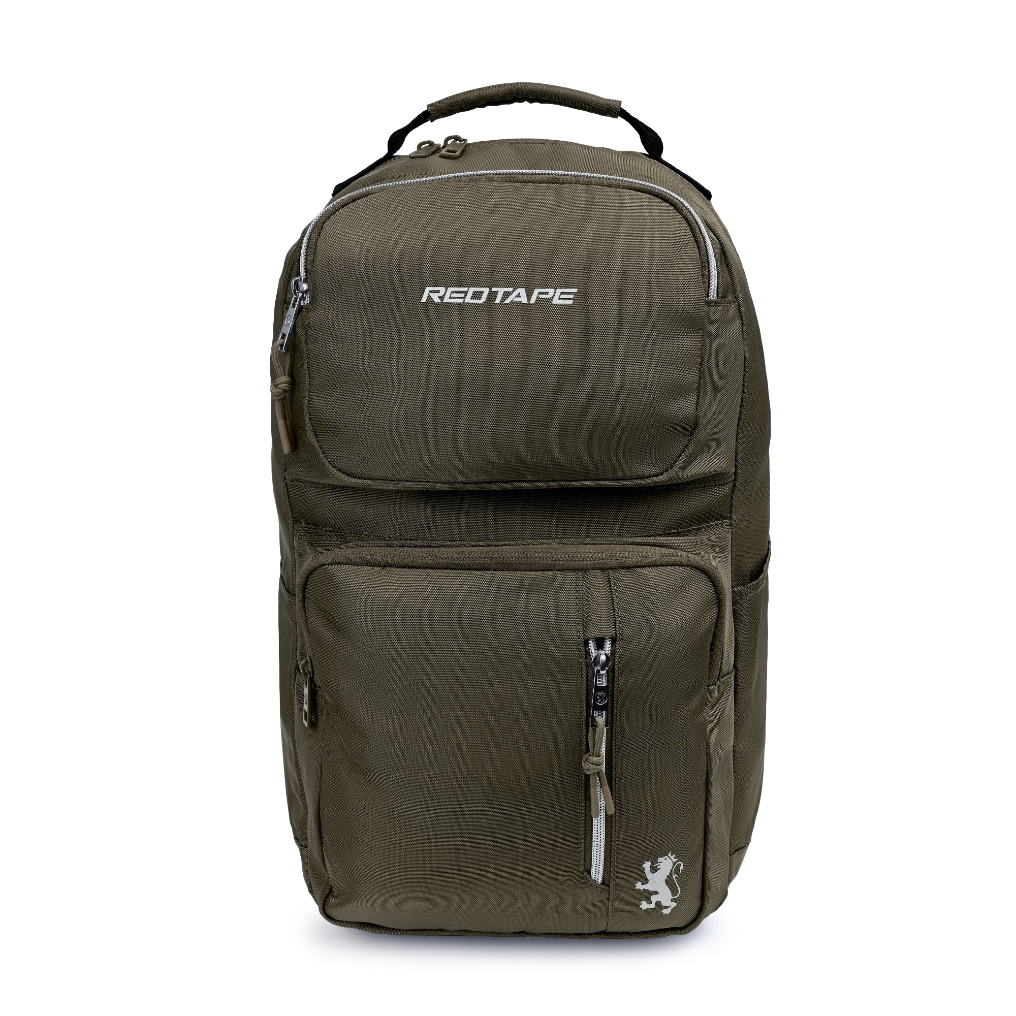 Olive Unisex 23L Polyester Laptop Backpack - Image 4