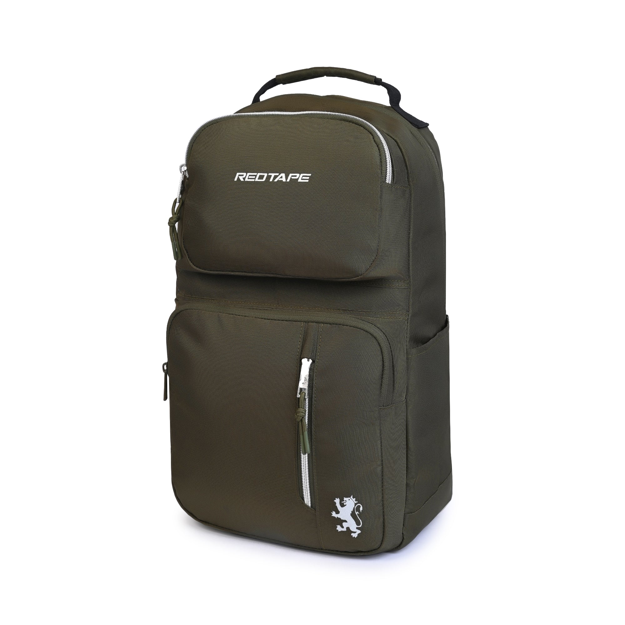 Olive Unisex 23L Polyester Laptop Backpack - Image 5