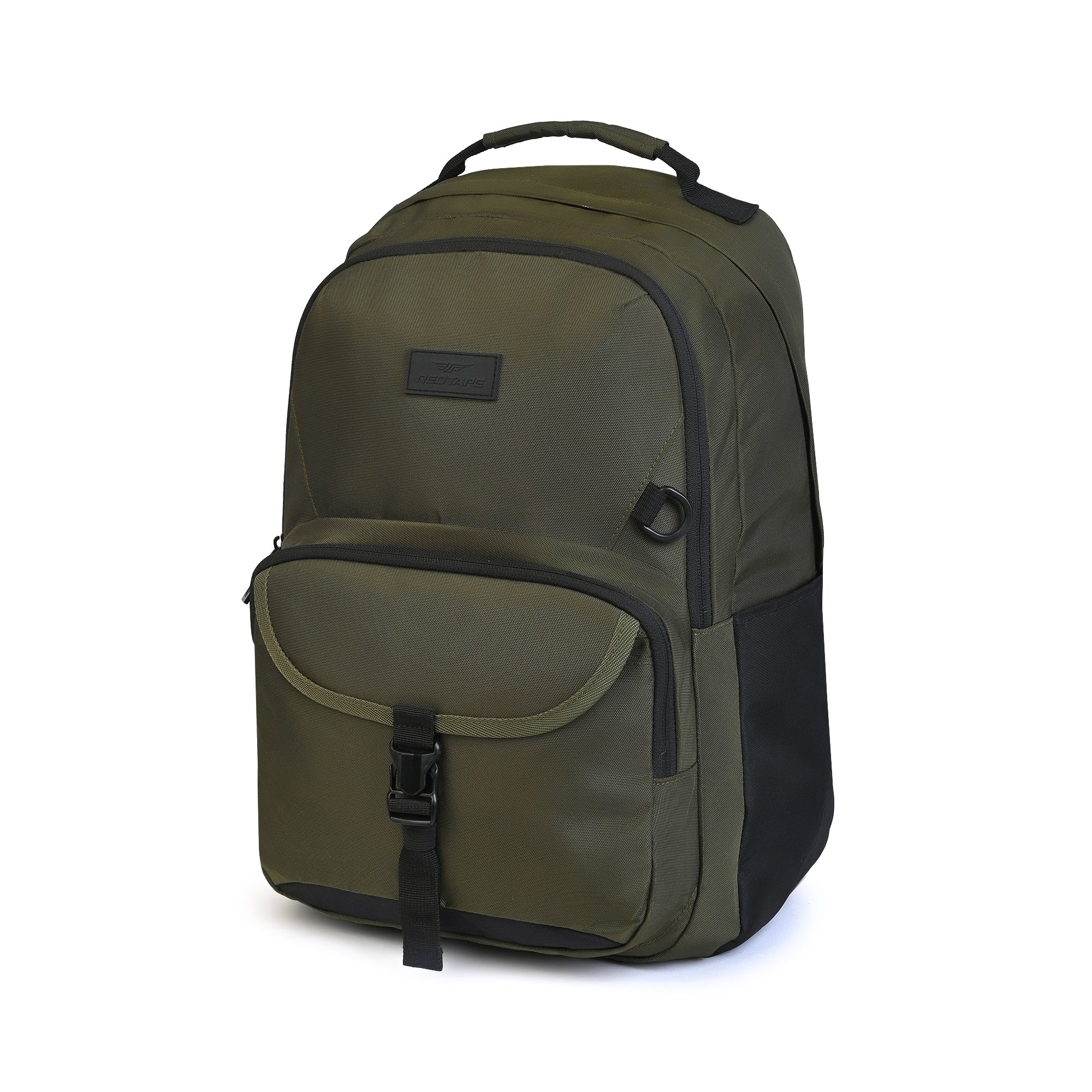 Olive Unisex 26L Polyester Laptop Backpack - Image 5